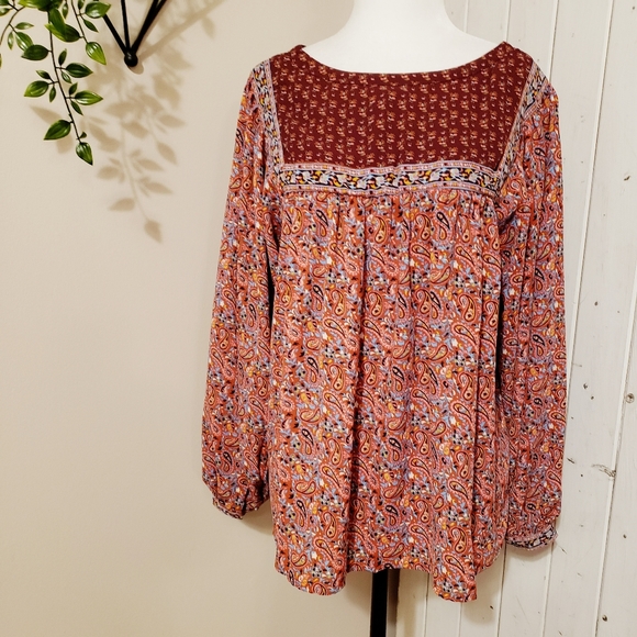 GAP | BOHO PEASANT BLOUSE PATTERNED - Picture 4 of 11
